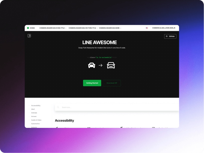 Line Awesome